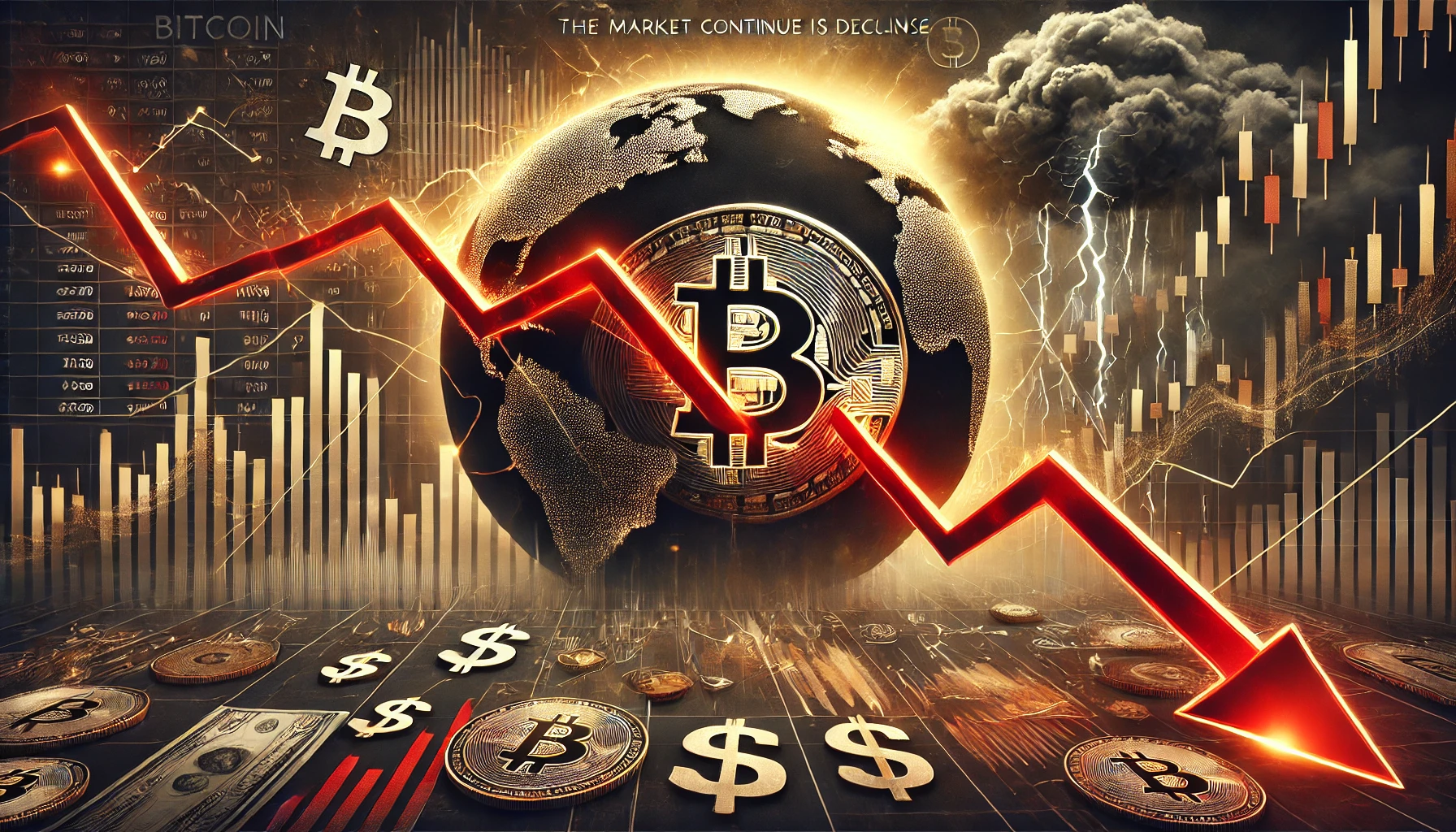 The market continues its decline amid a volatile week for crypto and traditional finance. 1