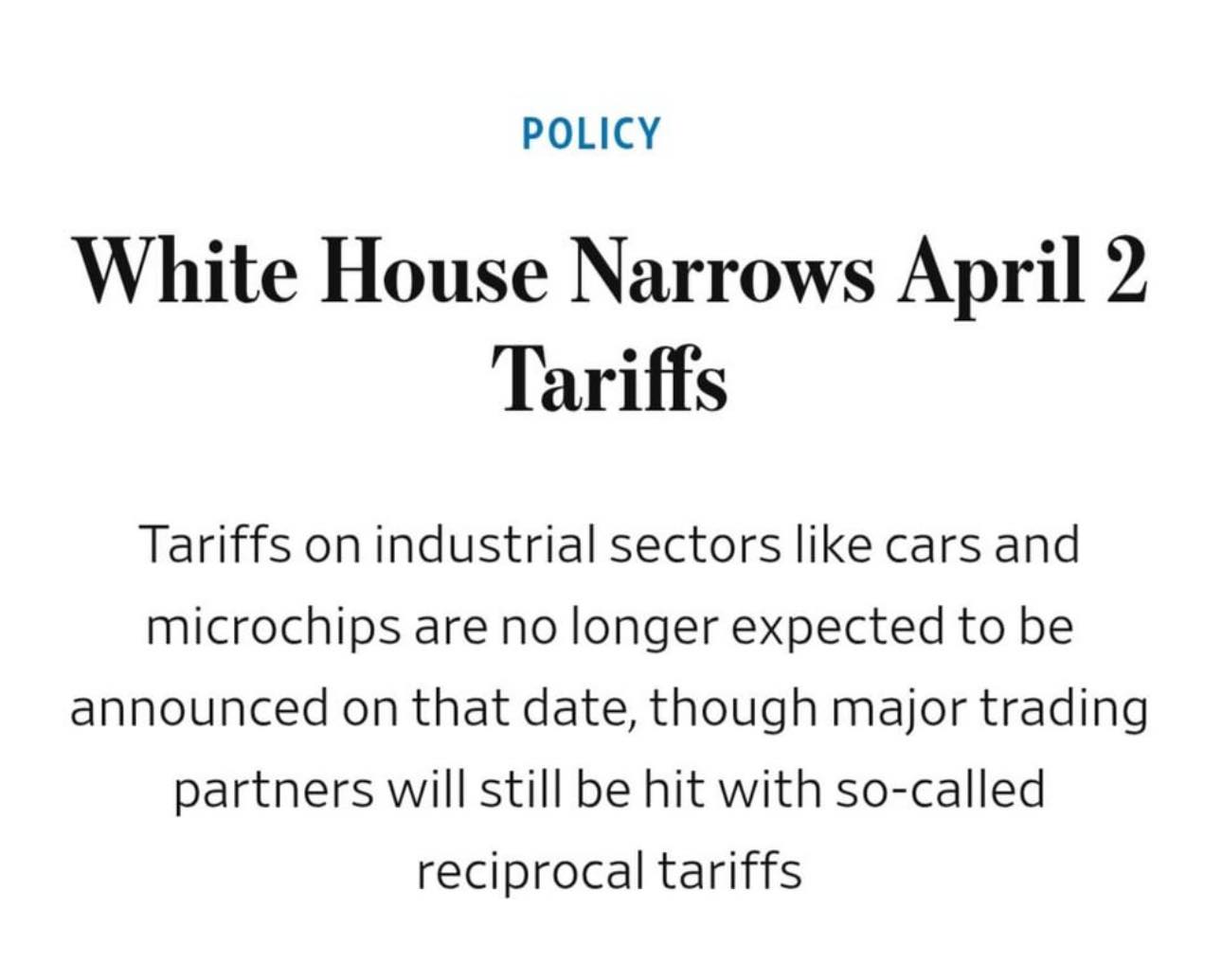 President Trump Promises Tariff Relief – Stocks and Crypto Rally 5
