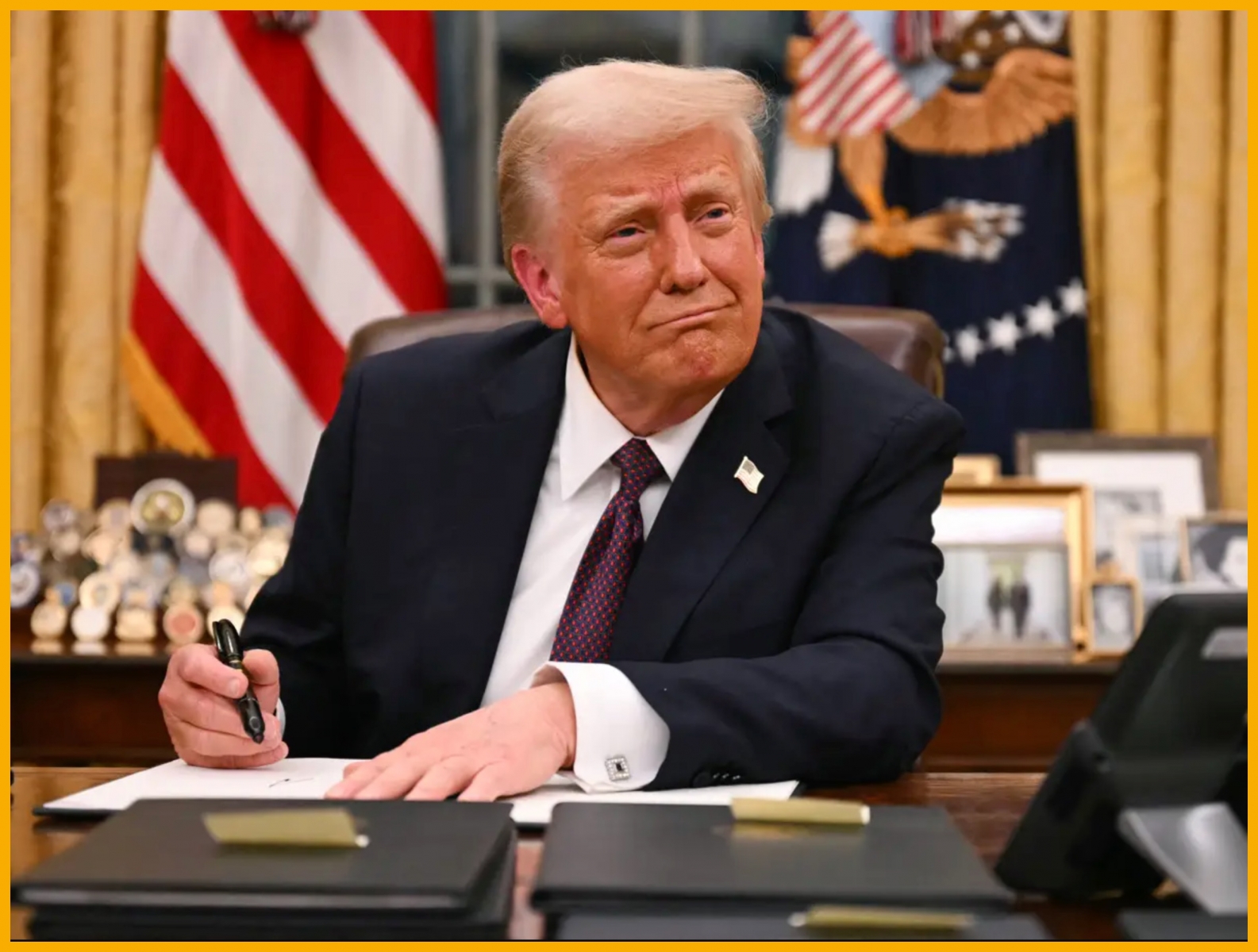 Global markets brace for Trump’s tariff announcement on April 2. 7