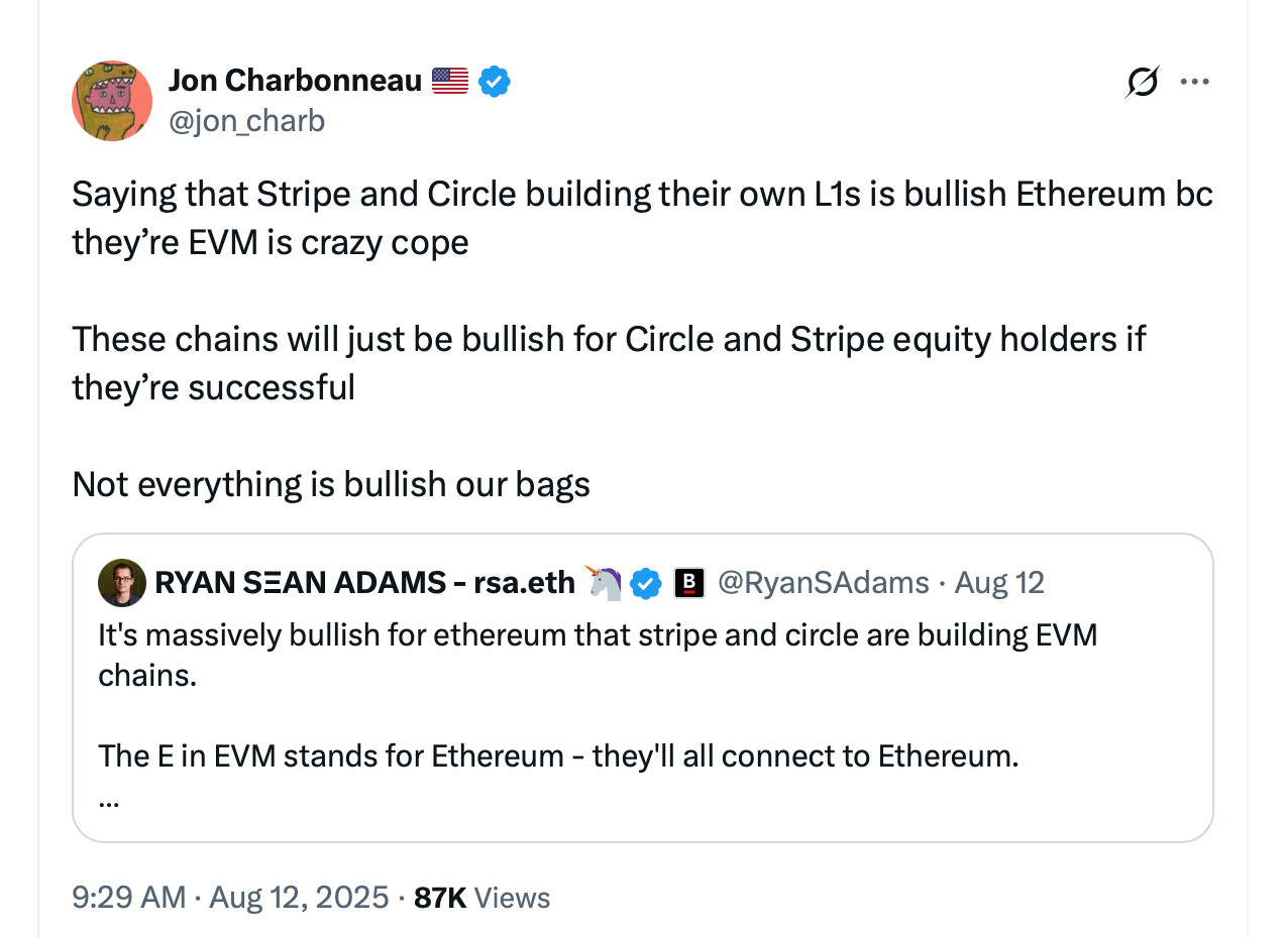 L1 Blockchain Launches by Stripe and Circle Stir Industry Backlash 3