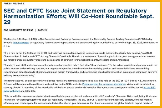 Market Volatility After Jobs Data | SEC and CFTC Host Joint Crypto Roundtable 6