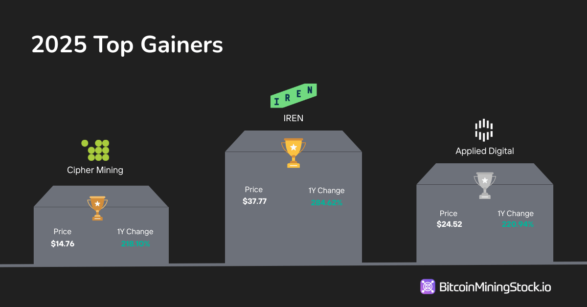 2025 Bitcoin Mining Stock Performance: A Clear Market Preference 2