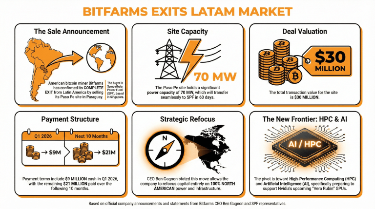 Bitfarms Exits Latam After Paraguayan Site Sale 2