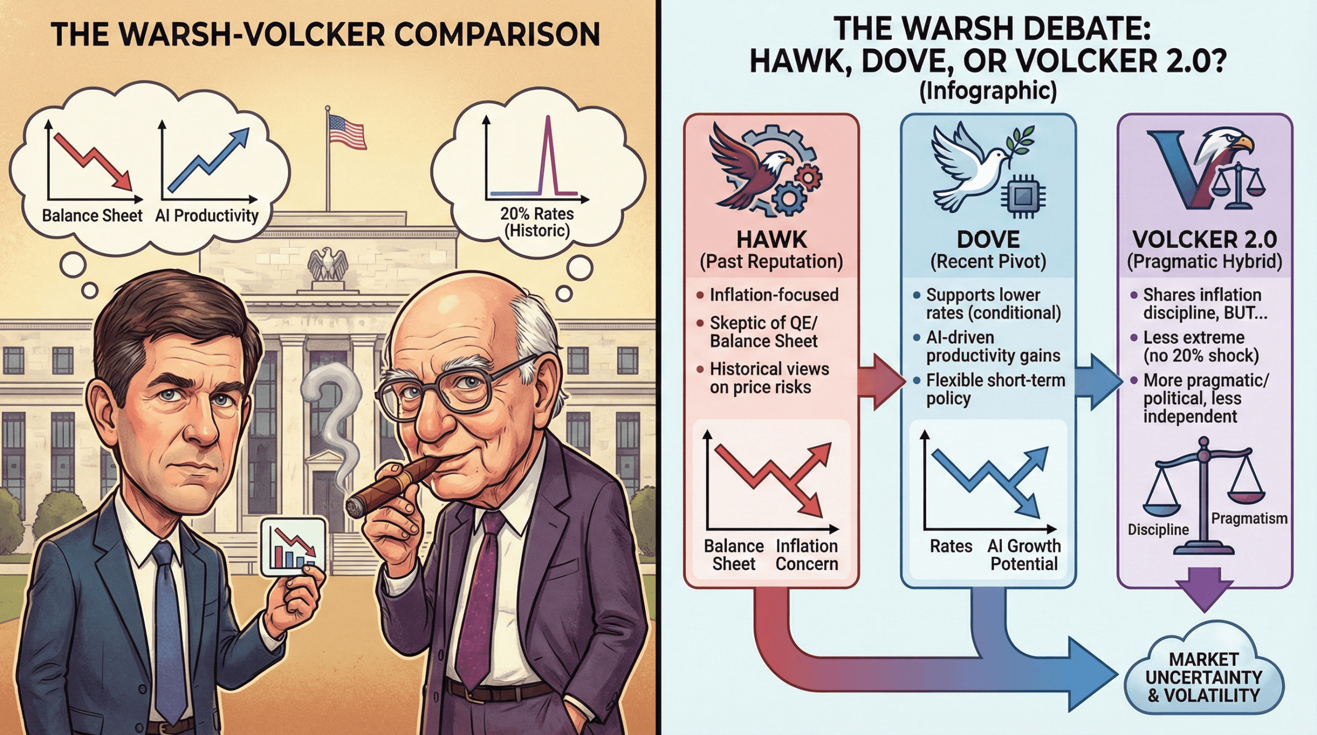 Is Kevin Warsh a Hawk, a Dove, or the Next Volcker? Markets Are About to Find Out 2