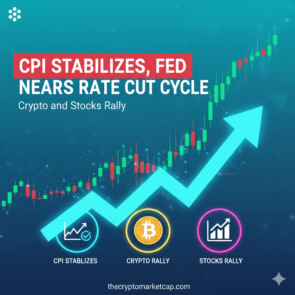 CPI Stabilizes, Fed Nears Rate Cut Cycle – Crypto and Stocks Rally 1