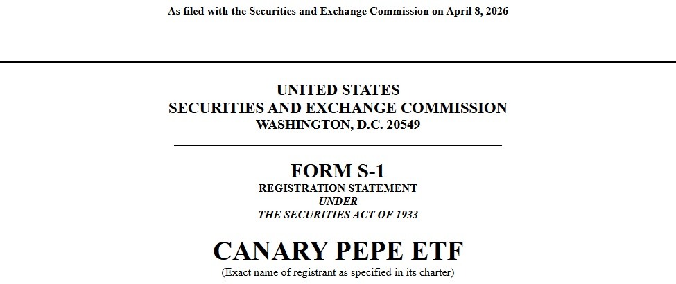 Canary Capital Files PEPE ETF as Wall Street Tests Institutional Demand for Meme Coins 2