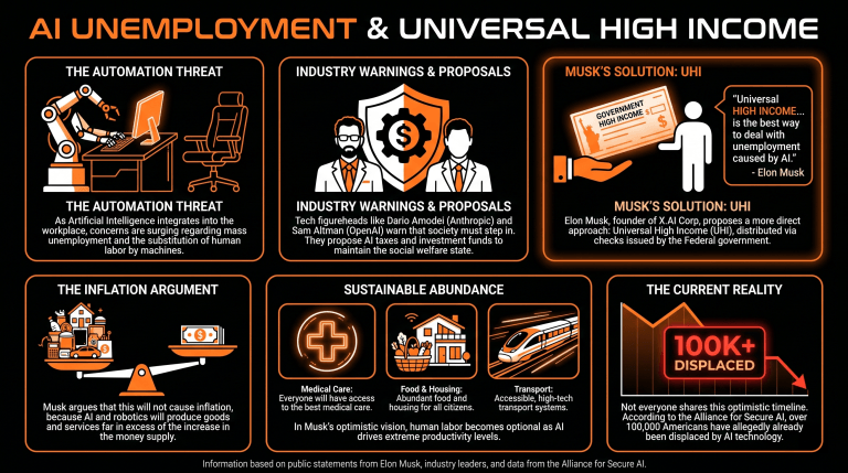 Elon Musk Pushes 'Universal High Income' Checks as Ultimate Solution for AI Unemployment 2
