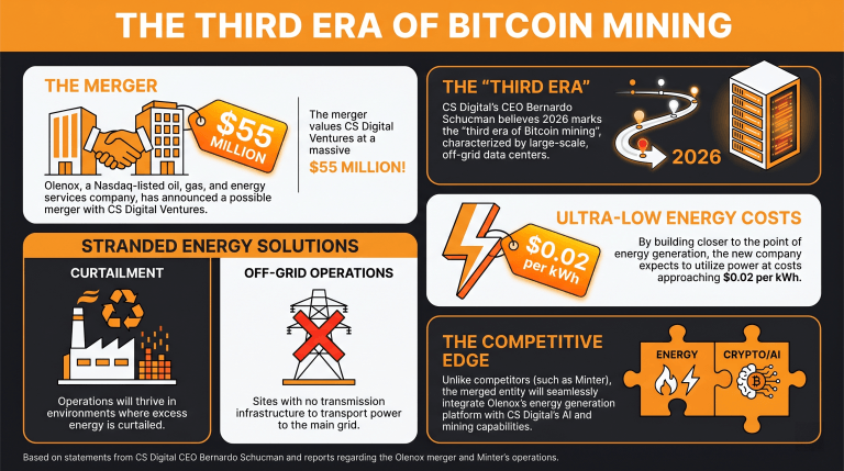 Olenox Announces Merge With CS Digital to Develop Low Cost, Off-Grid Bitcoin Mining Opportunities 2