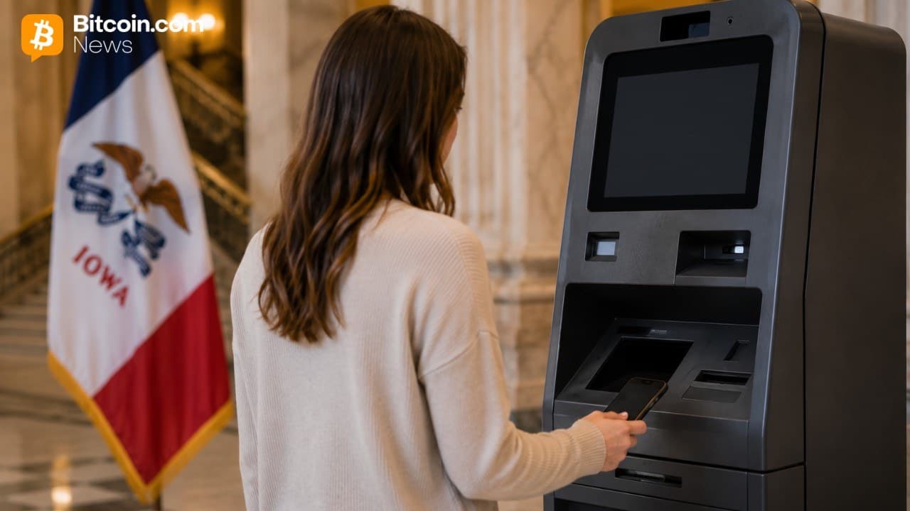 Iowa signs crypto ATM licensing and oversight bill into law. 1