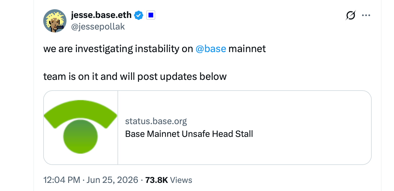 Base Network Stalls After Invalid Block Freezes Sequencer 2