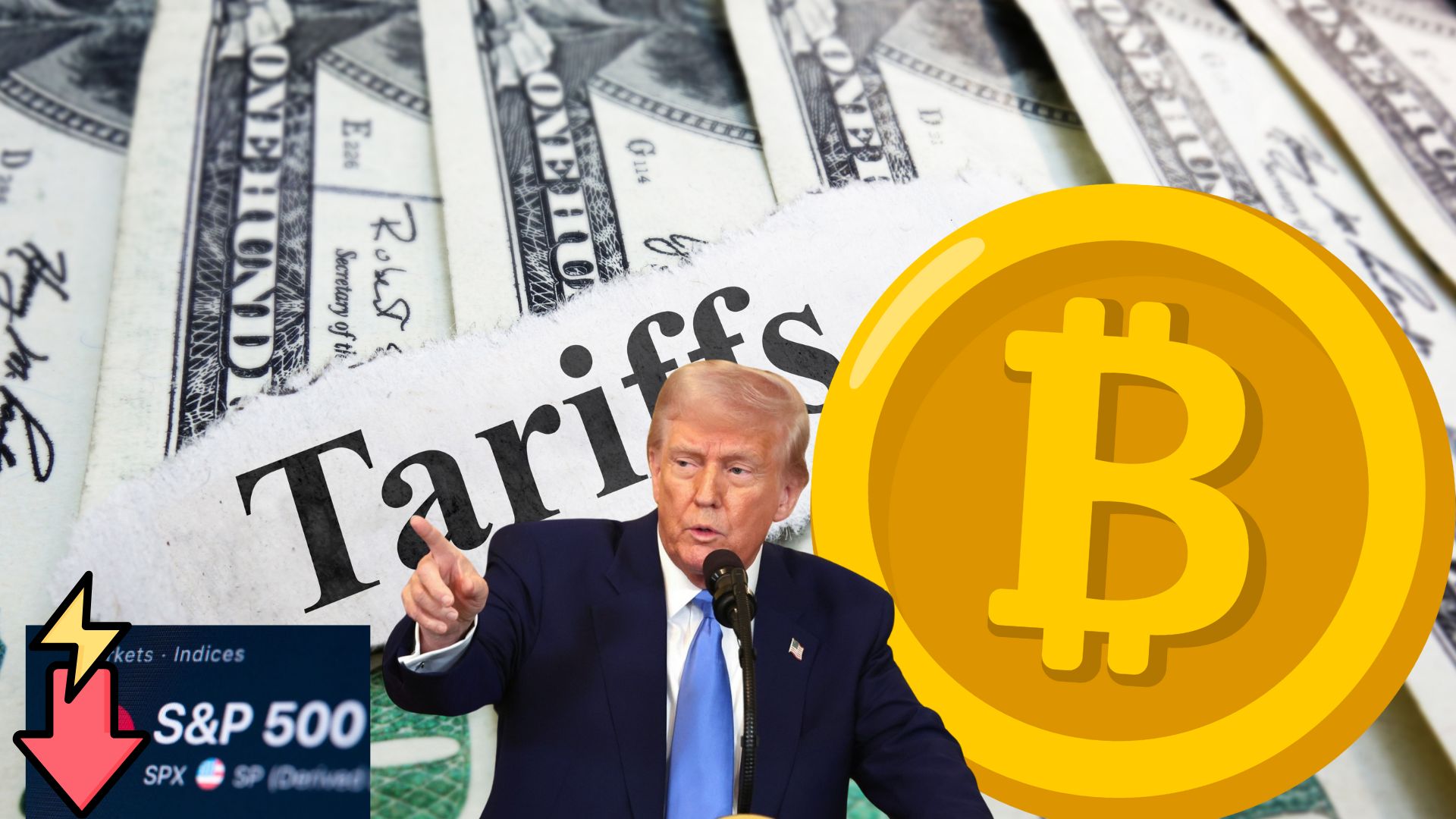 U.S. Stock Market Declines as Tariff Concerns Persist – S&P 500 Enters Correction Zone 1