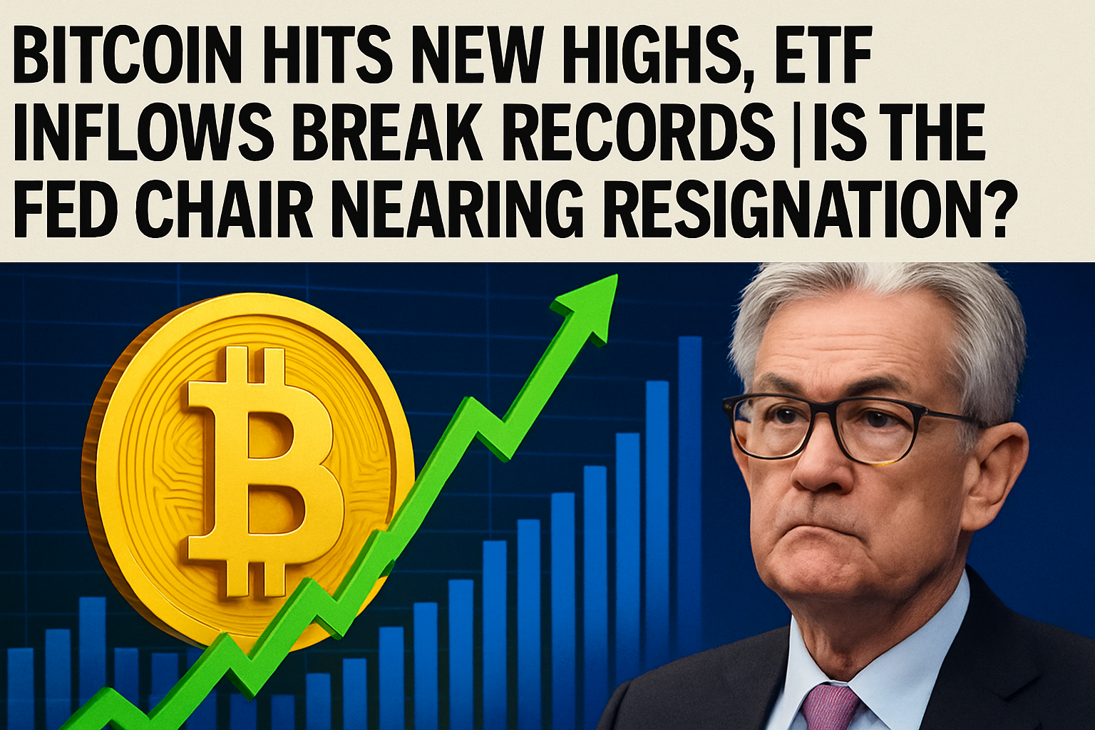 Bitcoin Hits New Highs, ETF Inflows Break Records | Is the Fed Chair Nearing Resignation? 1