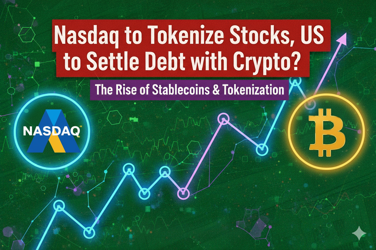 Nasdaq to Tokenize Stocks, US to Settle Debt with Crypto? | The Rise of Stablecoins & Tokenization 1