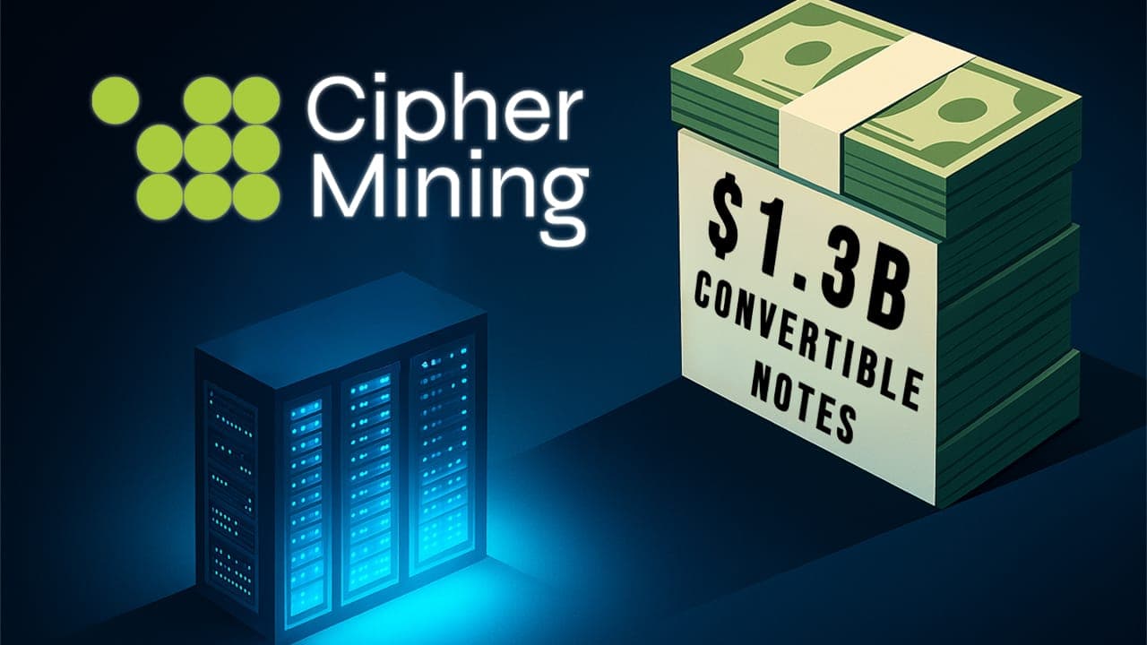 Cipher Mining’s $1.3B Convertible Notes Overshadow Its HPC Deal 1