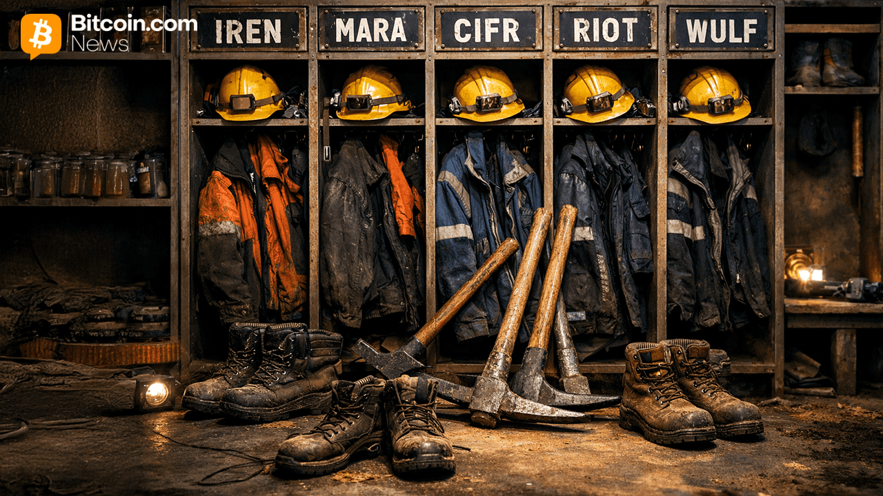Bitcoin mining stocks ended Friday strong as a choppy year-end awaits. 1