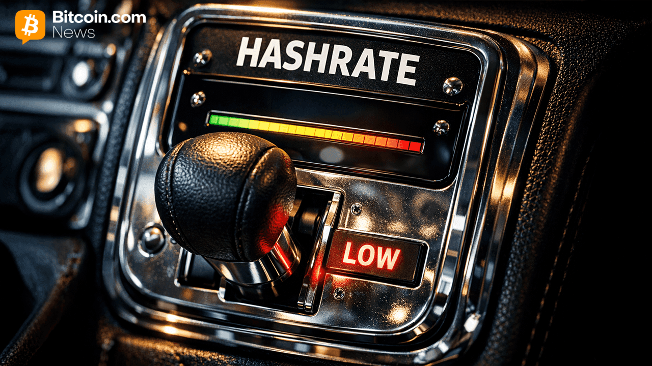 Bitcoin's hashrate slips below 1 zettahash after months at record power. 1