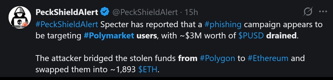 Polymarket Confirms Hackers Drained $3 Million From Users After Third-Party Breach 2